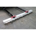 Amk Magnetics AMK Magnetics RDS-96LR 96 in. Double Strength Load Release Road Mag Sweeper - Silver & Burgundy RDS-96LR